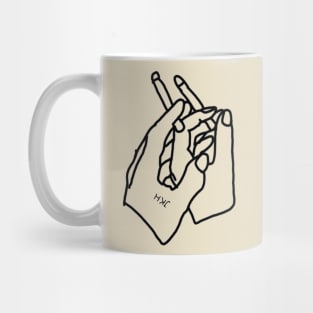 Smoking hands Mug